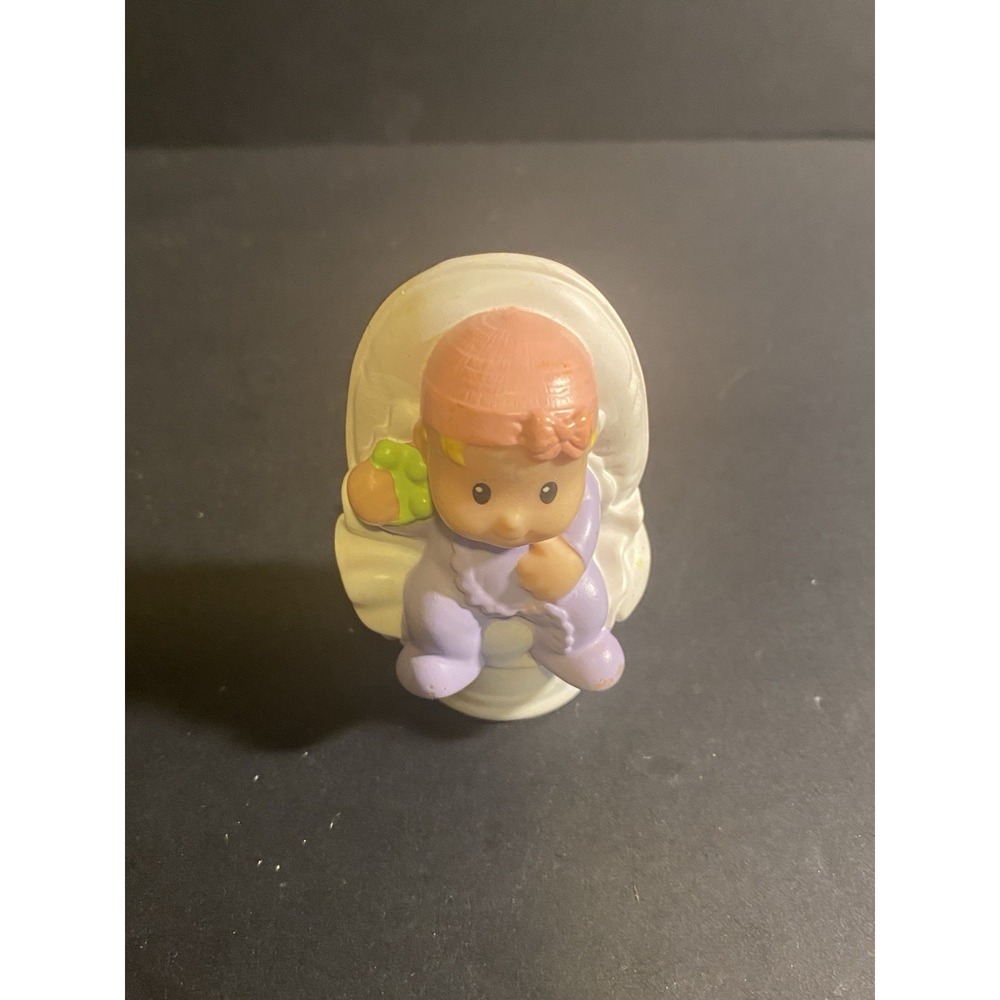 Fisher Price Little People home sweet home baby infant purple girl pink hat